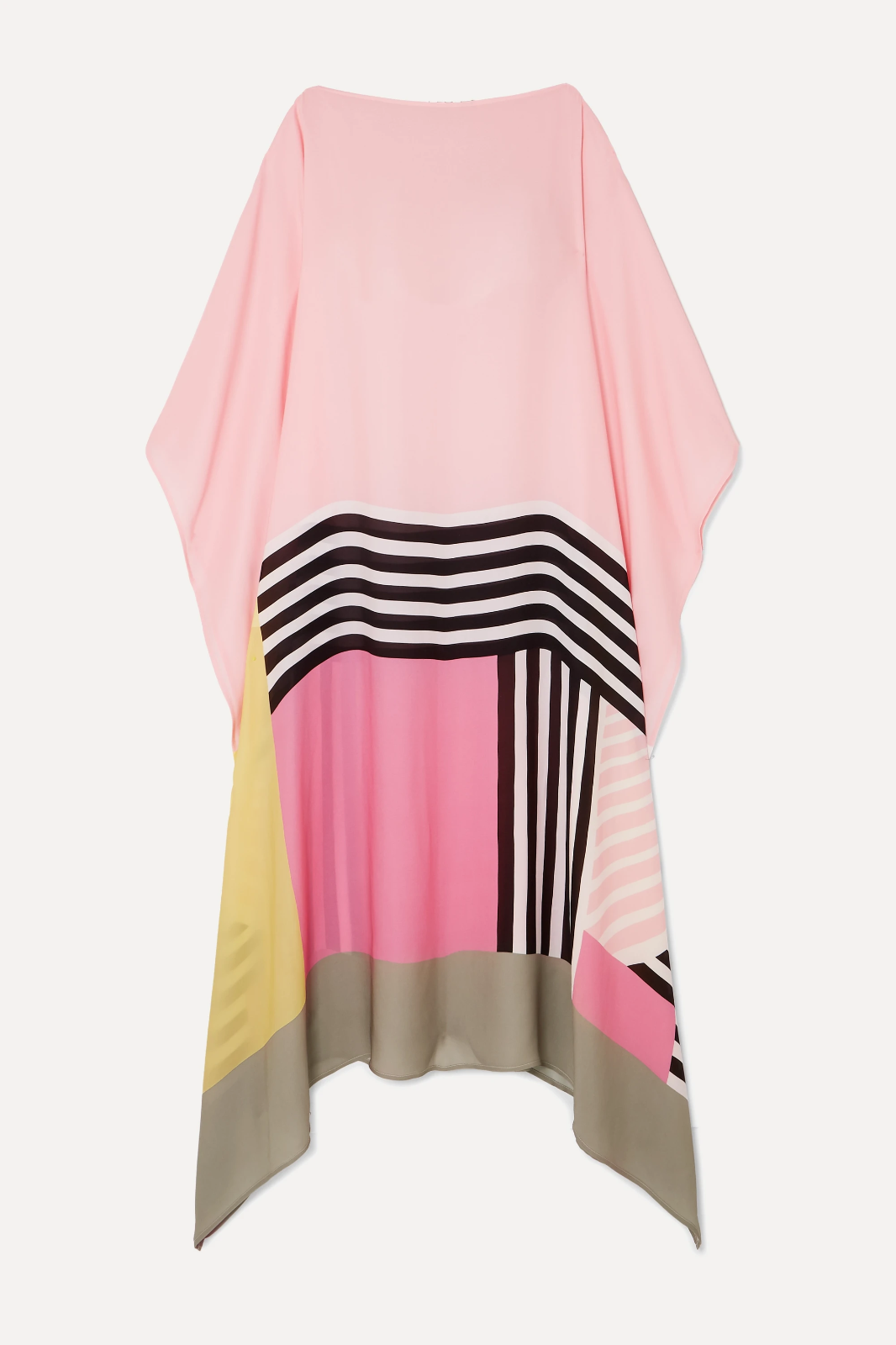 Shraddha - Vestido Patchwork Con Estampado De Rayas