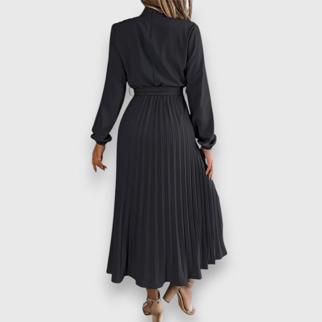 Lisa - Vestido Midi de Manga Larga