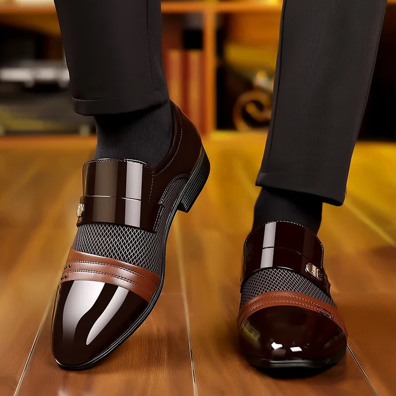 Vicente - Zapatos Formales Brillantes De Primera Calidad