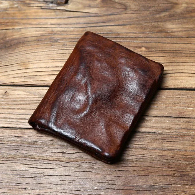 TruePouch - Cartera De Cuero Con Cremallera