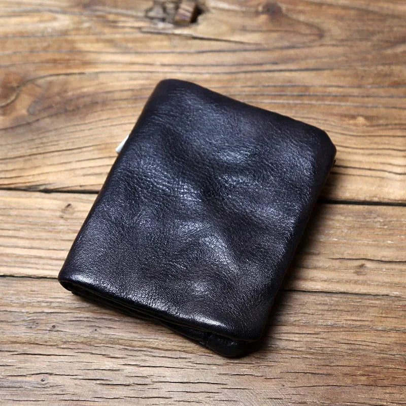 TruePouch - Cartera De Cuero Con Cremallera