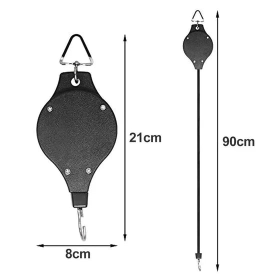 LiftBloom - Polea Ajustable Para Colgar Cestas De Flores