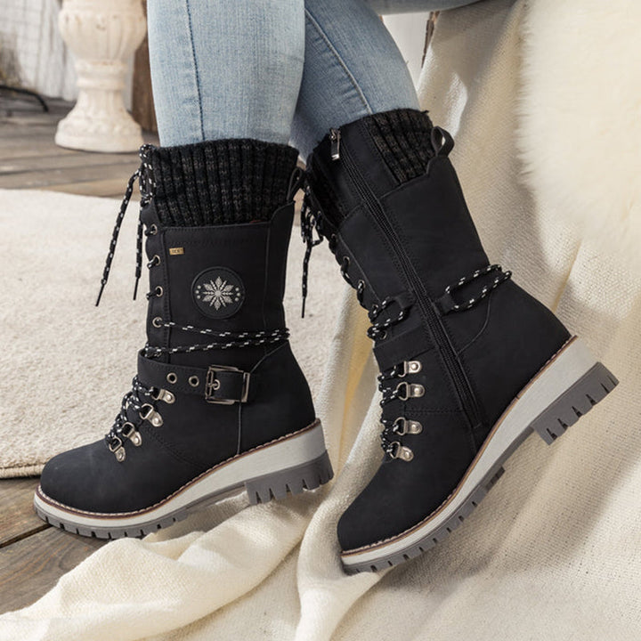 Carolina - Bota Twist Con Cremallera Lateral