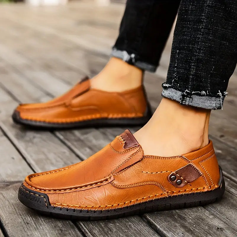 Sanath - Zapatos de Piel de Becerro Transpirable