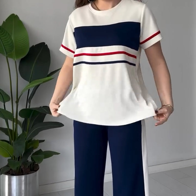 Bryaska - Conjunto Informal De Camiseta Y Pantalones