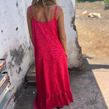 Timera - Maxi Vestido A Rayas Y Estampado