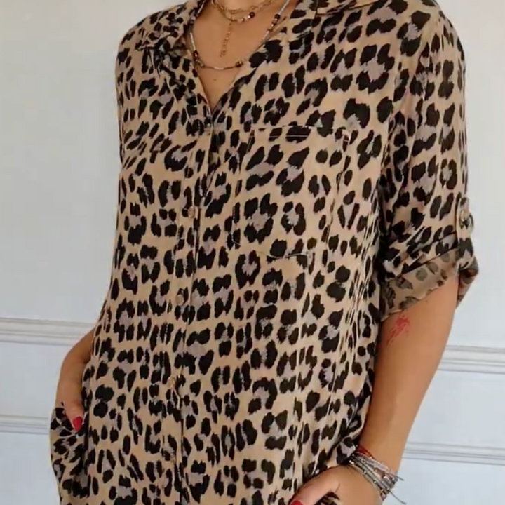 Henrietta - Camisa Con Estampado De Leopardo