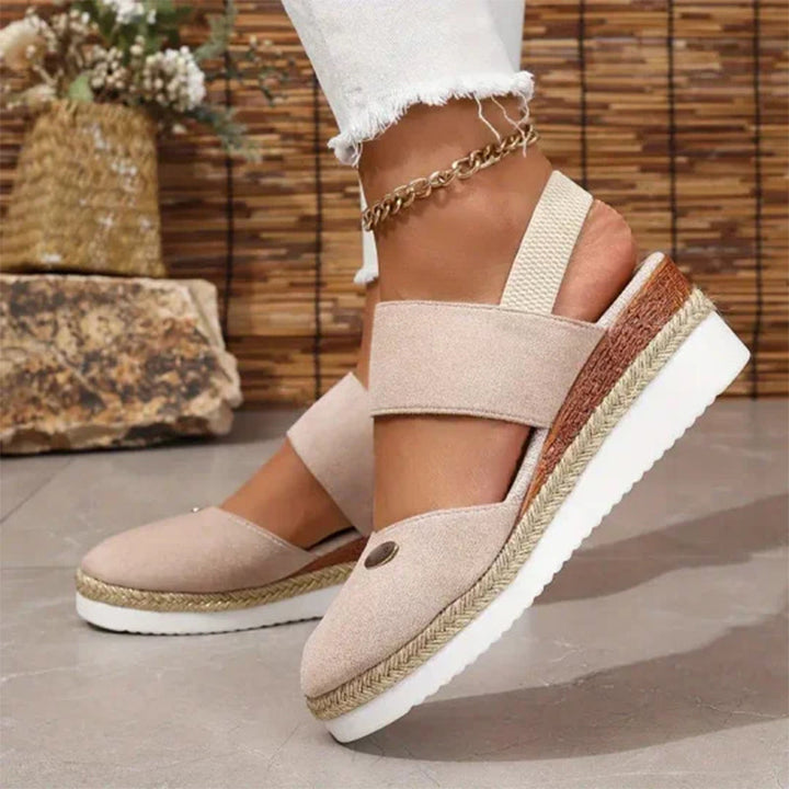 Delilah - Sandalias De Tiras Con Cuña Baja