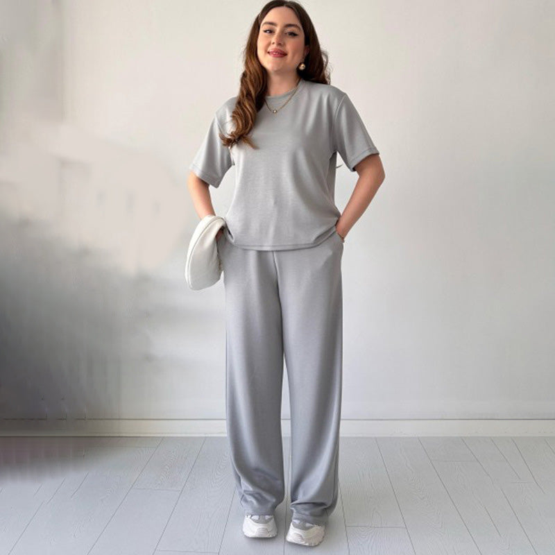 Jimena - Top Iformal De Cuello Redondo Y Pantalón Con Cordón