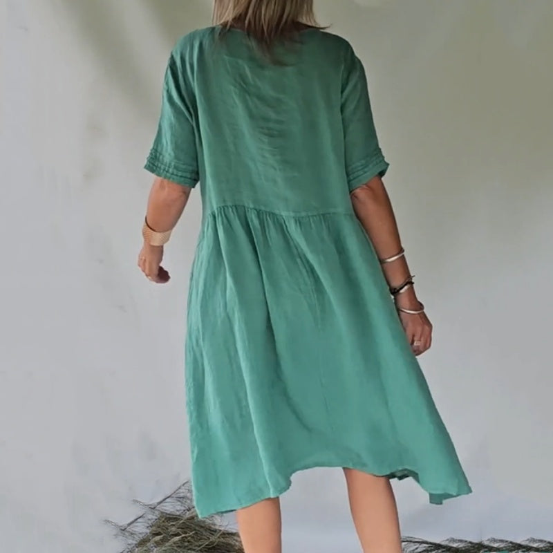 Lexi - Vestido Camisero De Estilo Retro