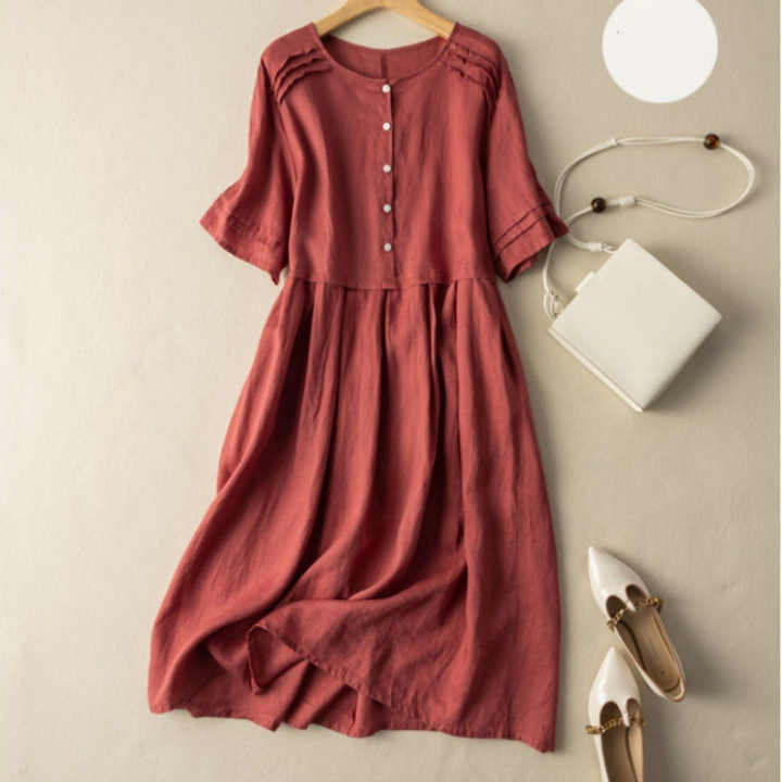 Lexi - Vestido Camisero De Estilo Retro