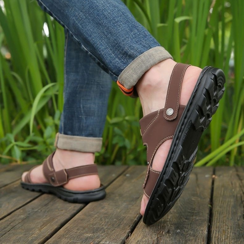 Haddin - Sandalias Con Correas Ajustables