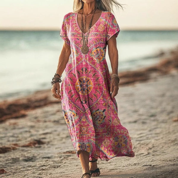 Lovisa - Vestido de Manga Corta Con Estampado