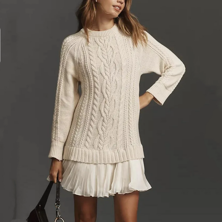 Kalena - Vestido Mini De Punto Trenzado