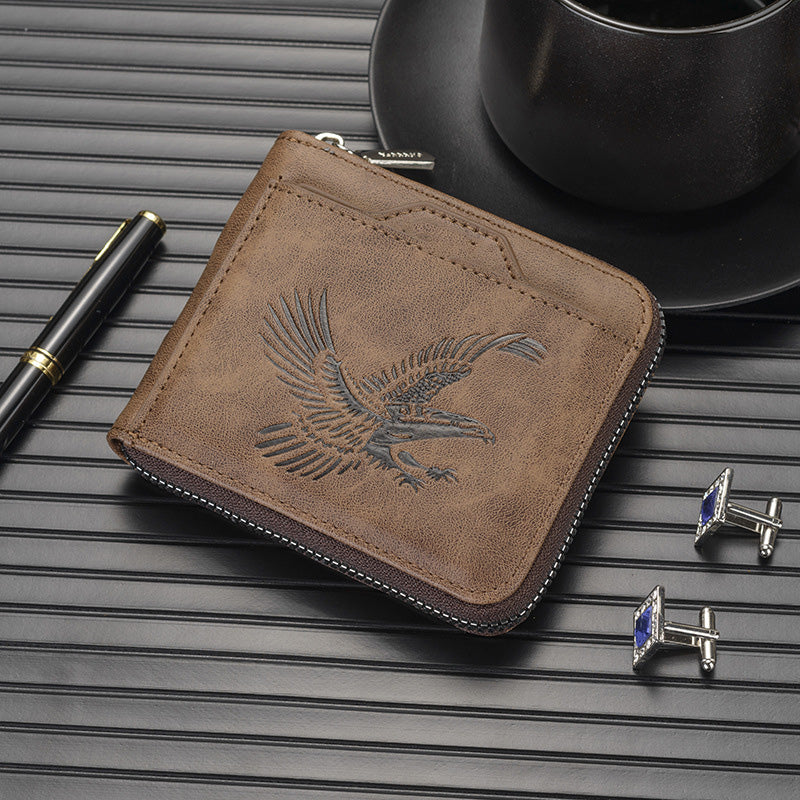 Shawn - Cartera De Lujo Con Relieve De águila