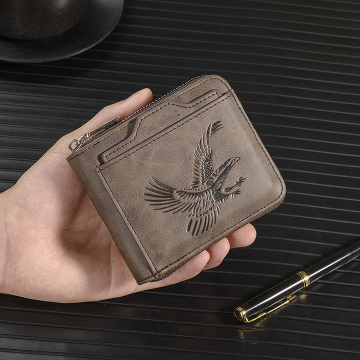 Shawn - Cartera De Lujo Con Relieve De águila