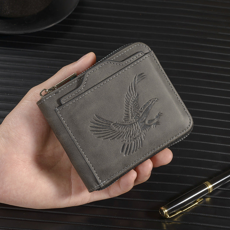 Shawn - Cartera De Lujo Con Relieve De águila