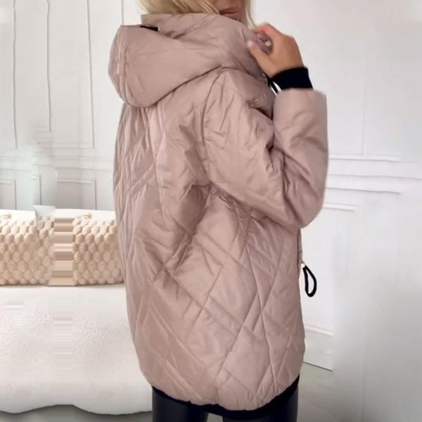 Andisa - Chaqueta De Invierno Con Cremallera Y Capucha