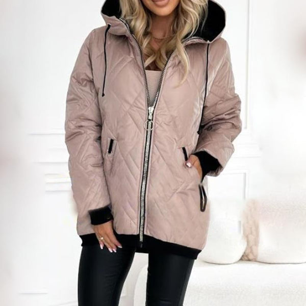 Andisa - Chaqueta De Invierno Con Cremallera Y Capucha