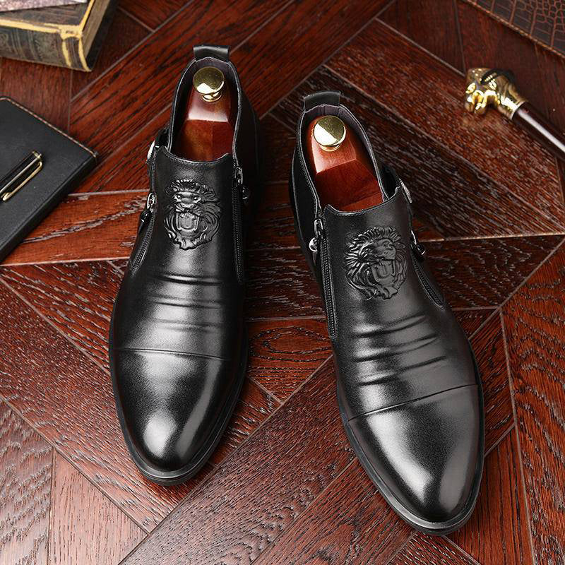 Carsen - Botas De Cuero Con Cremallera