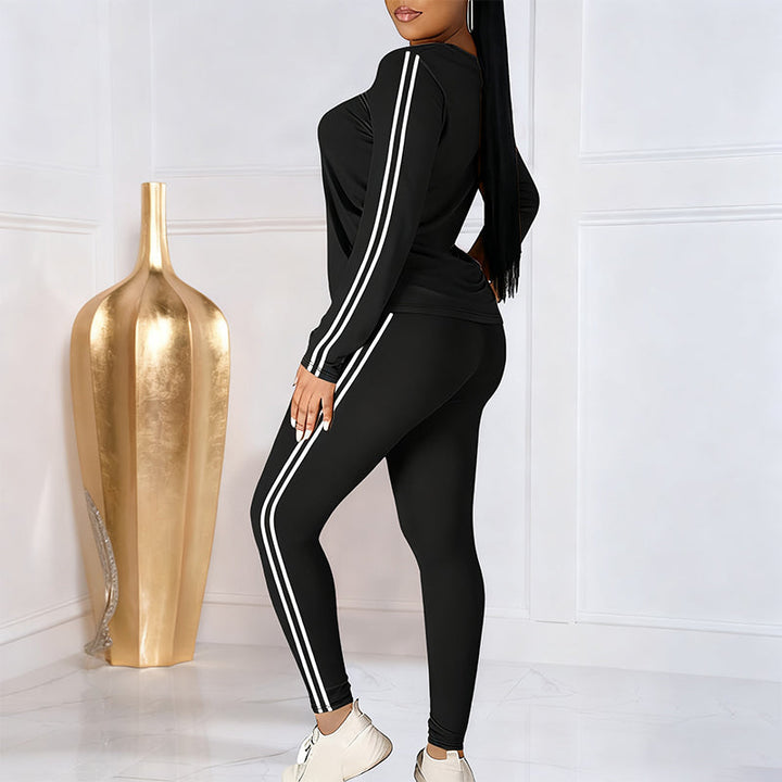 Shaked - Elegante Conjunto de Chándal de 2 Piezas Con Mangas largas