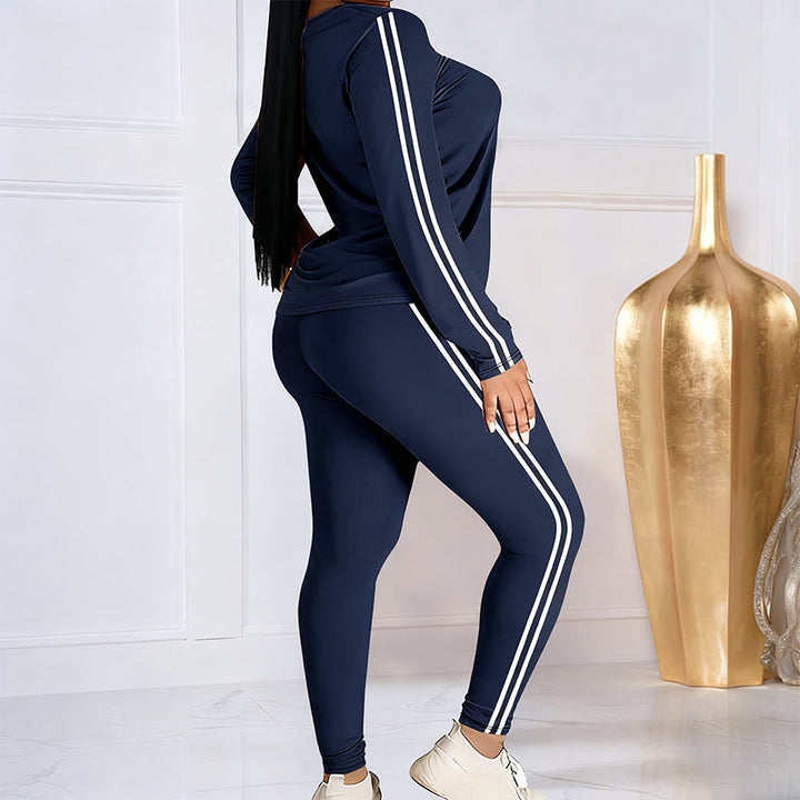 Shaked - Elegante Conjunto de Chándal de 2 Piezas Con Mangas largas