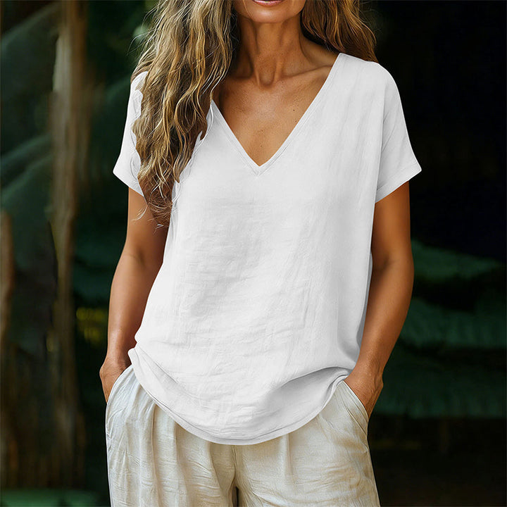 Norrah - Camiseta Con Cuello en V