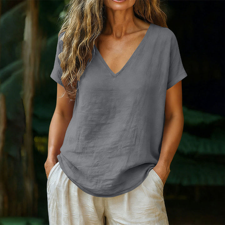 Norrah - Camiseta Con Cuello en V