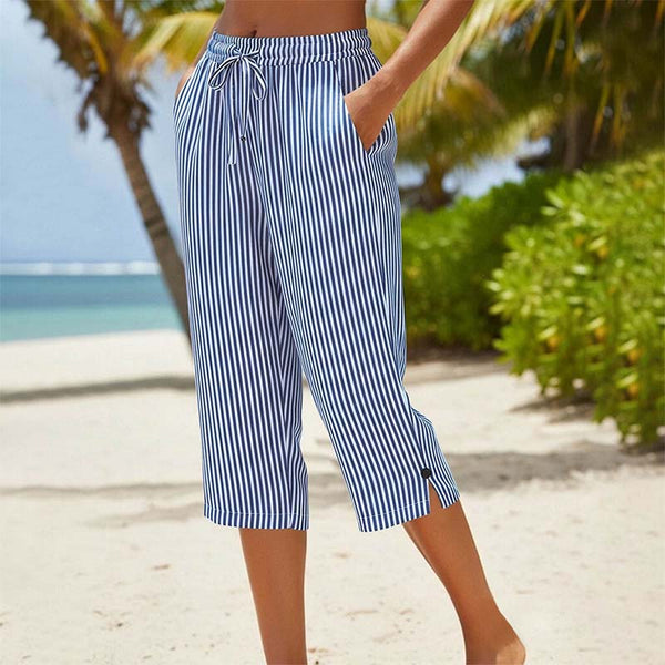 Neriah - Pantalones a Rayas Con Bolsillos
