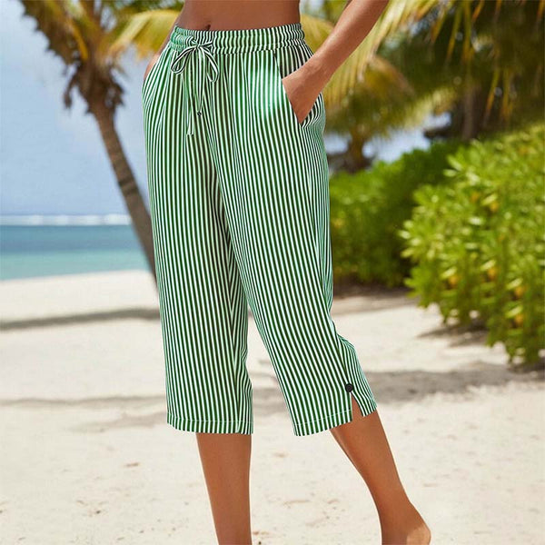 Neriah - Pantalones a Rayas Con Bolsillos
