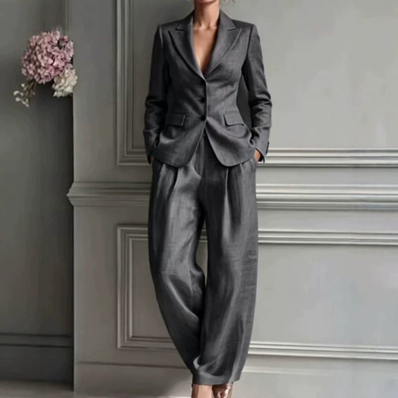 Malisa - Conjunto Elegante De Dos Piezas