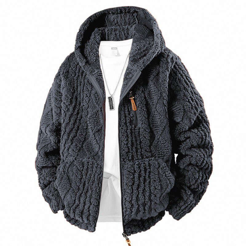 Quinten - Chaqueta De Forro Polar Con Capucha Y Cremallera Frontal