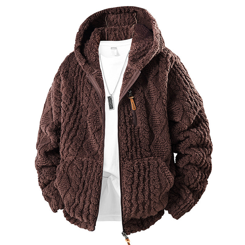 Quinten - Chaqueta De Forro Polar Con Capucha Y Cremallera Frontal