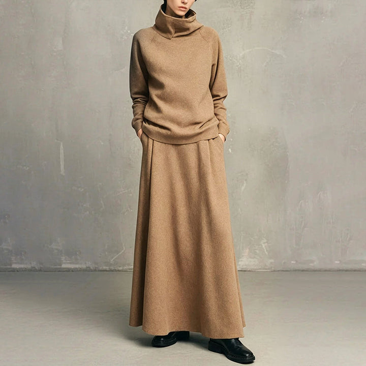 Gizem - Conjunto De Polo Y Falda Maxi