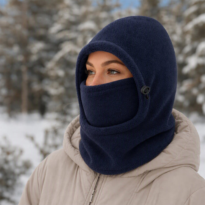 Norvello - Pasamontañas De Forro Polar Con Capucha Y Protección Facial