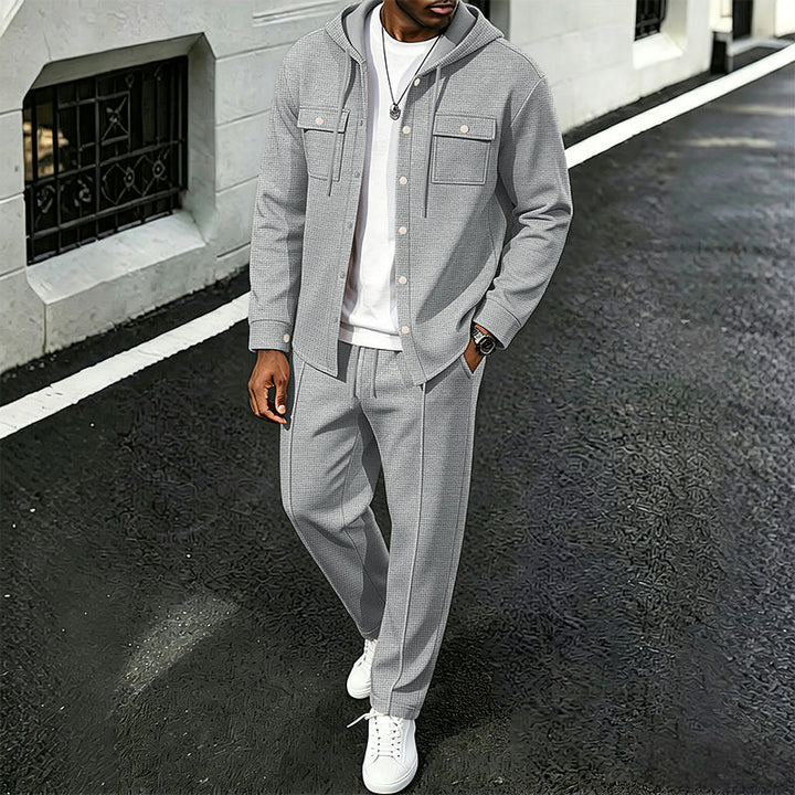 Waylon - Conjunto De Chaqueta Con Capucha Y Pantalones Con Estampado De Rombos