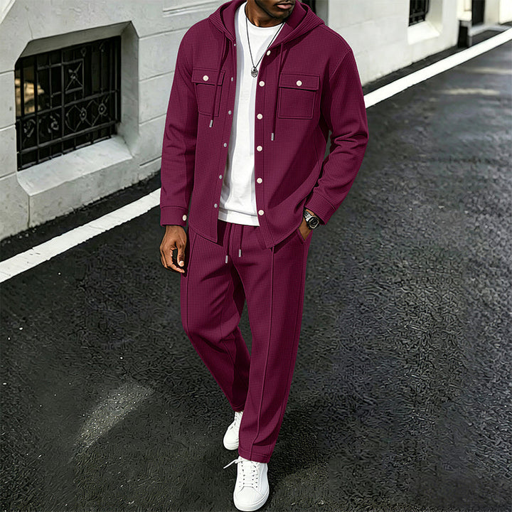 Waylon - Conjunto De Chaqueta Con Capucha Y Pantalones Con Estampado De Rombos