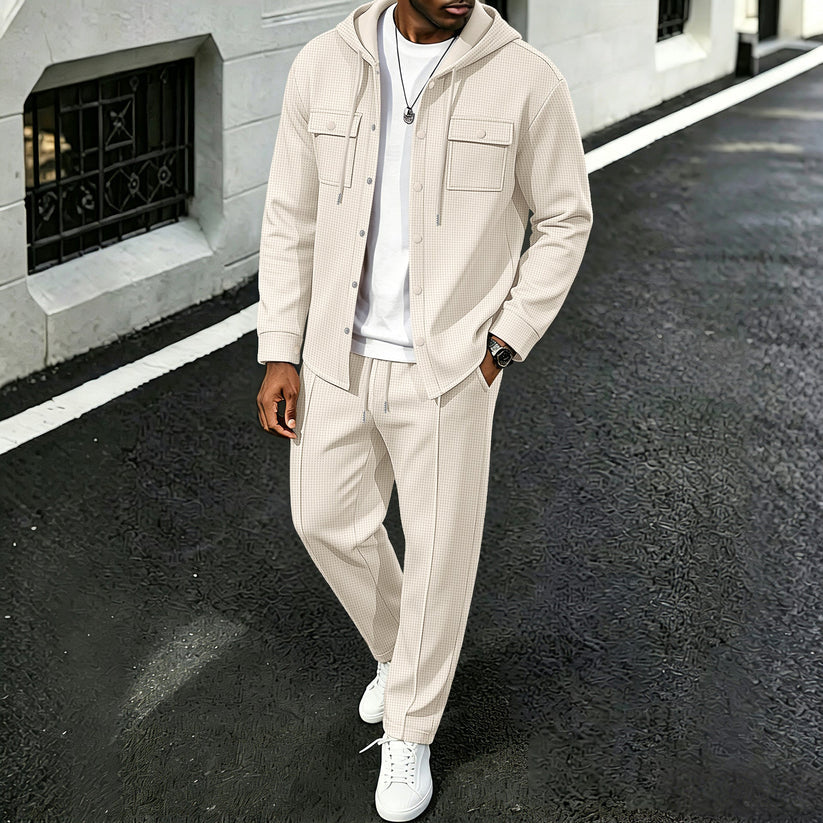 Waylon - Conjunto De Chaqueta Con Capucha Y Pantalones Con Estampado De Rombos