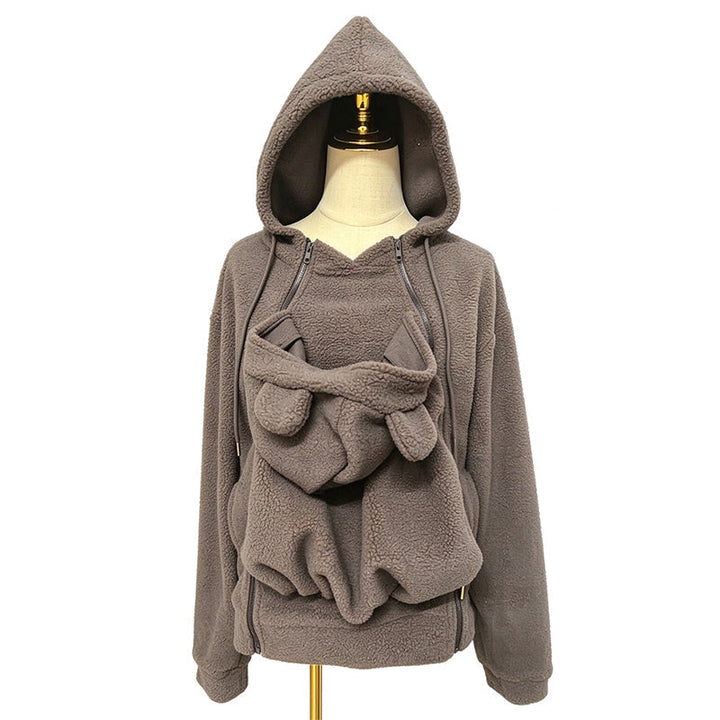 Naeza - Chaqueta De Forro Polar Con Capucha Para Llevar Al Bebé
