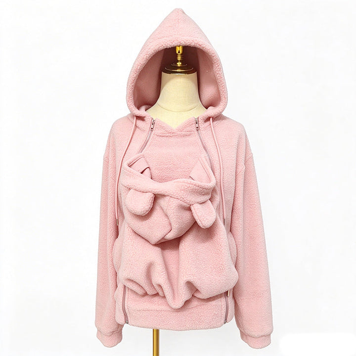 Naeza - Chaqueta De Forro Polar Con Capucha Para Llevar Al Bebé