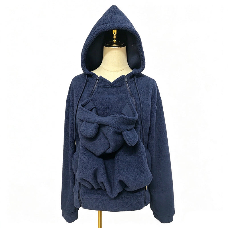 Naeza - Chaqueta De Forro Polar Con Capucha Para Llevar Al Bebé