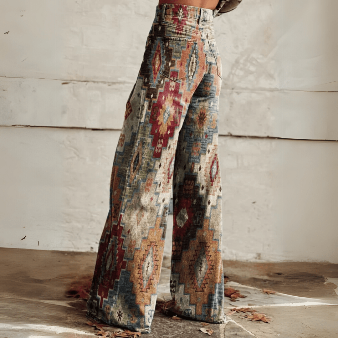Mariola - Pantalones Boho Vintage