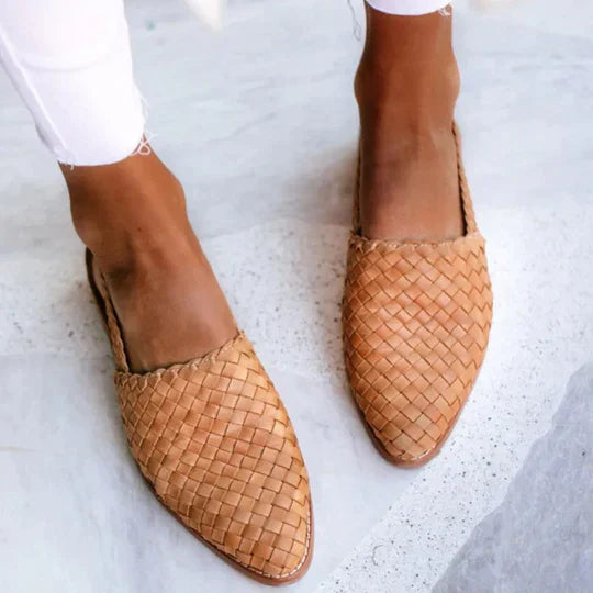 Leia - Sandalias Planas Hechas a Mano