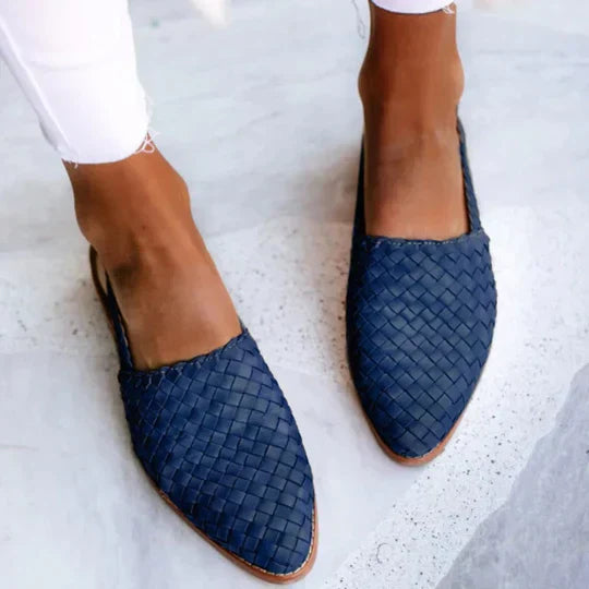 Leia - Sandalias Planas Hechas a Mano