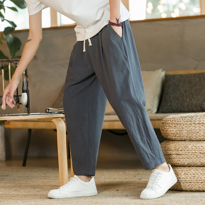 Filippo - Pantalones De Verano De Lino