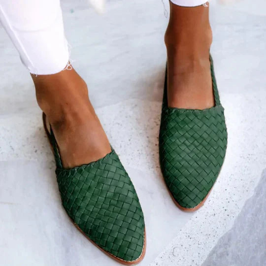 Leia - Sandalias Planas Hechas a Mano