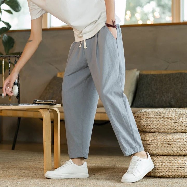 Filippo - Pantalones De Verano De Lino