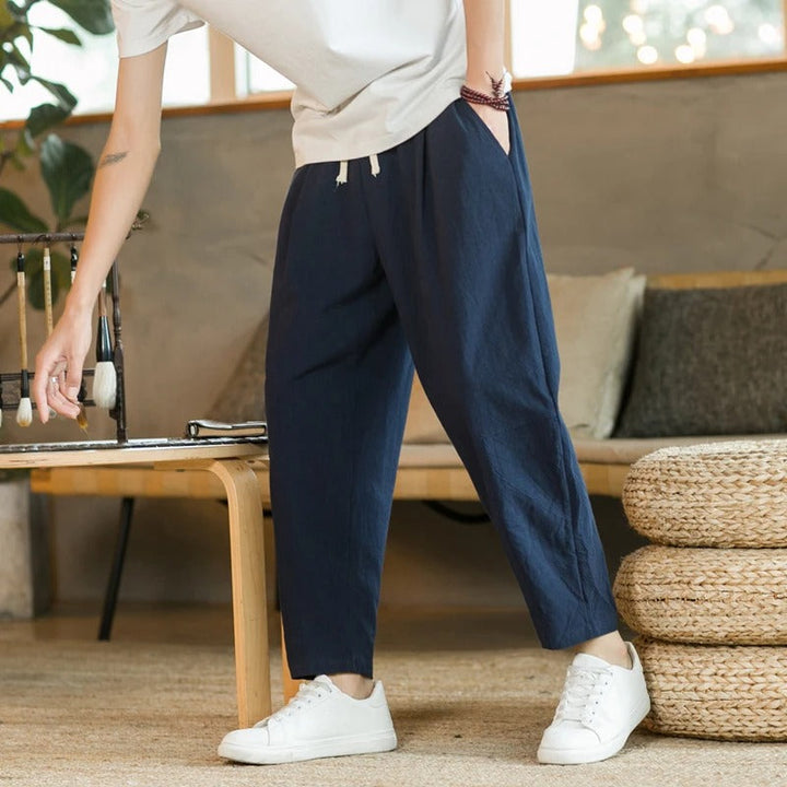 Filippo - Pantalones De Verano De Lino