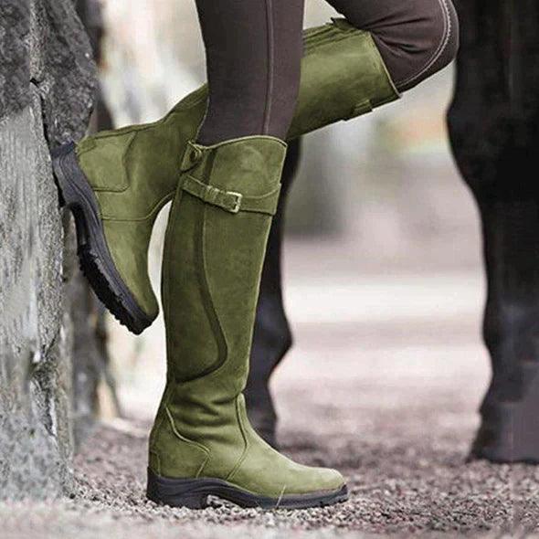 Tharika - Botas De Montar Impermeables De Cuero