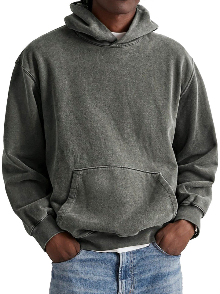 Viktore - Sudadera Con Capucha De Algodón y Manga Larga Informal